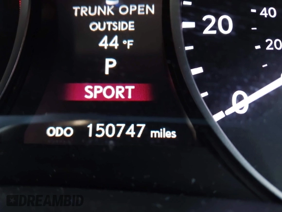 2013 Lexus ES 300h Hybrid with VIN JTHBW1GG6D2011464, listed as a IAAI auction lot 41838434 with 150,747 mi miles. Bid and sale history available at carsss.com. Image 15.