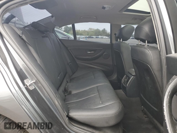 2015 BMW 3 Series 320i xDrive with VIN WBA3C3G52FNT51993, listed as a Copart auction lot 55509295 with 80,320 mi miles and Salvage title. Bid and sale history available at DreamBid. Image 10.