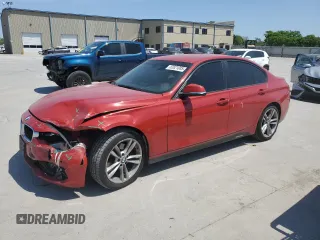 2016 BMW 3 Series 320i with VIN WBA8A9C53GK616475, listed as a Copart auction lot 52821085 with 112,313 mi miles and Salvage Title. Bid and sale history available at carsss.com. Image 1.
