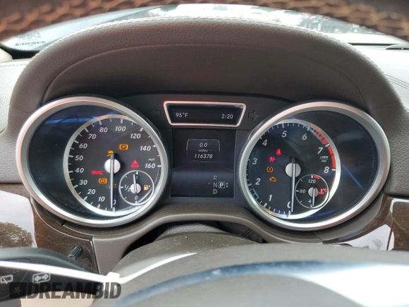 2015 Mercedes-Benz GL-Class GL 450 with VIN 4JGDF6EE1FA539507, listed as a Copart auction lot 61848393 with 116,378 mi miles. Bid and sale history available at carsss.com. Image 9.