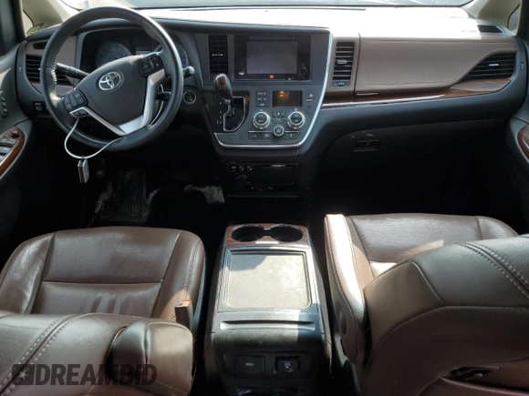 2017 Toyota Sienna XLE with VIN 5TDDZ3DCXHS154284, listed as a Copart auction lot 54932345 with 218,103 mi miles and Salvage title. Bid and sale history available at DreamBid. Image 8.