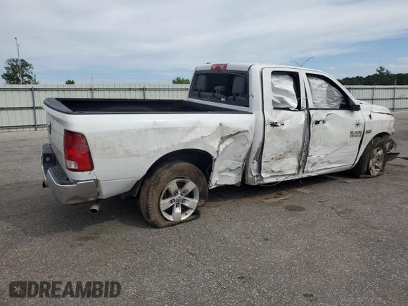 2018 Ram 1500 Tradesman with VIN 1C6RR6FT8JS127657, listed as a Copart auction lot 57570605 with 168,311 mi miles and Salvage title. Bid and sale history available at DreamBid. Image 3.