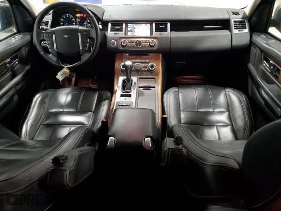 2012 Land Rover Range Rover Sport HSE Lux with VIN SALSK2D49CA722232, listed as a Copart auction lot 55806025 with 114,835 mi miles and Clean Title. Bid and sale history available at DreamBid. Image 8.