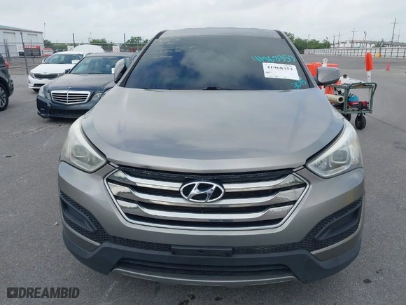 2015 Hyundai Santa Fe Sport with VIN 5XYZTDLB0FG280038, listed as a IAAI auction lot 41968353 with 166,785 mi miles. Bid and sale history available at carsss.com. Image 6.