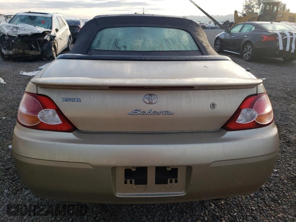 2002 Toyota Solara SE with VIN 2T1FE22P42C008824, listed as a Copart auction lot 83385934 with 111,252 mi miles and Salvage Title. Bid and sale history available at carsss.com. Image 6.