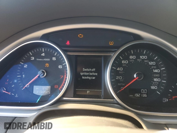 2013 Audi Q7 3.0T Premium with VIN WA1CGAFE7DD007103, listed as a Copart auction lot 86566674 with 192,136 mi miles and Clean Title. Bid and sale history available at carsss.com. Image 9.
