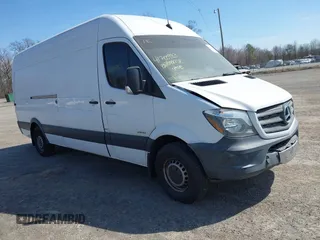 2015 Mercedes-Benz Sprinter Cargo with VIN WD3PE8DC6F5961971, listed as a IAAI auction lot 41700983 with Not Provided miles and . Bid and sale history available at carsss.com. Image 1.