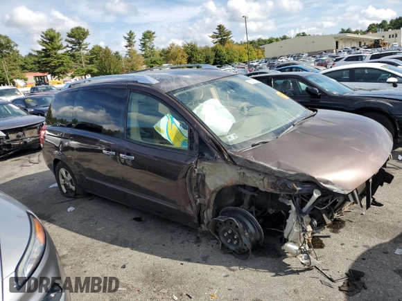 2007 Nissan Quest S with VIN 5N1BV28U67N123369, listed as a Copart auction lot 73478264 with 0 mi miles and Salvage Title. Bid and sale history available at carsss.com. Image 4.