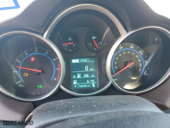 2015 Chevrolet Cruze LT with VIN 1G1PE5SB3F7218843, listed as a Copart auction lot 87000204 with 146,466 mi miles and Salvage Title. Bid and sale history available at carsss.com. Image 9.