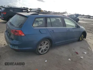 2016 Volkswagen Golf SportWagen TSI S with VIN 3VWC17AUXGM522790, listed as a Copart auction lot 83747844 with 0 mi miles and Salvage Title. Bid and sale history available at carsss.com. Image 3.