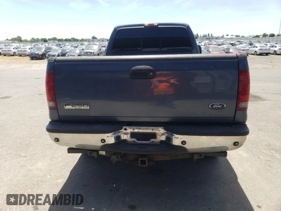 2007 Ford F-250 XL with VIN 1FTSX21P67EA89050, listed as a Copart auction lot 57381145 with 170,365 mi miles and Salvage title. Bid and sale history available at DreamBid. Image 6.