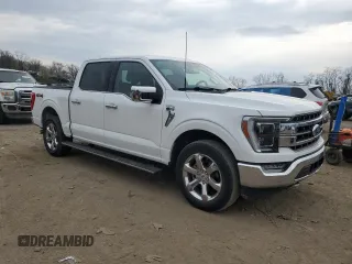 2023 Ford F-150 XL with VIN 1FTEW1EP0PFB56918, listed as a Copart auction lot 50770955 with 53,495 mi miles and Non Repairable. Bid and sale history available at carsss.com. Image 4.