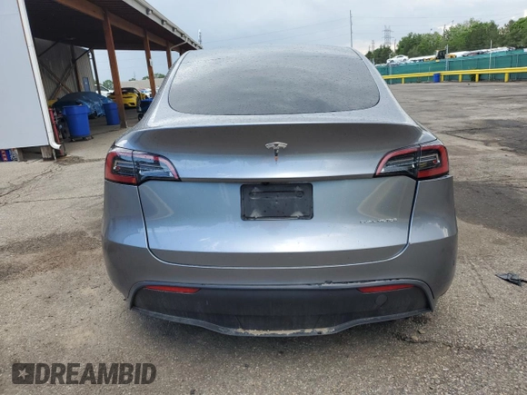 2024 Tesla Model Y Long Range с VIN 7SAYGDEE1RF161579, выставлен на аукционе Copart как лот 59901495 с пробегом 38 556 миль миль и Списание • Salvage title. История ставок и продаж доступна на DreamBid. Изображение 6.