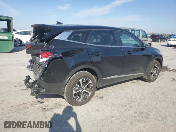 2025 Kia Sportage EX with VIN 5XYK33DF4SG283127, listed as a Copart auction lot 47831405 with 2,253 mi miles and Salvage Title. Bid and sale history available at carsss.com. Image 3.