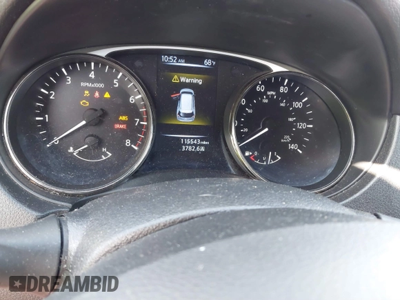 2016 Nissan Rogue SV with VIN JN8AT2MT2GW021438, listed as a IAAI auction lot 40781914 with 115,543 mi miles and . Bid and sale history available at carsss.com. Image 7.
