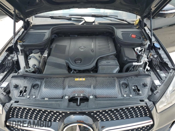 2023 Mercedes-Benz GLE 450 with VIN 4JGFB5KBXPA942055, listed as a Copart auction lot 59497515 with 24,857 mi miles and Salvage title. Bid and sale history available at DreamBid. Image 12.