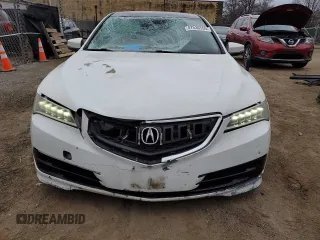 2015 Acura TLX V6 Tech with VIN 19UUB2F59FA018737, listed as a Copart auction lot 47536555 with 104,567 mi miles and Salvage Title. Bid and sale history available at carsss.com. Image 5.