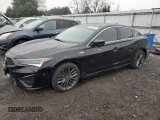 2020 Acura ILX w/Premium/A-SPEC Pkg with VIN 19UDE2F81LA008538, listed as a Copart auction lot 84619724 with 38,610 mi miles and Salvage Title. Bid and sale history available at carsss.com. Image 1.
