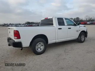 2023 Ram 1500 Express with VIN 1C6RR6FT0PS536292, listed as a Copart auction lot 49052305 with 25,487 mi miles and Salvage title. Bid and sale history available at DreamBid. Image 3.