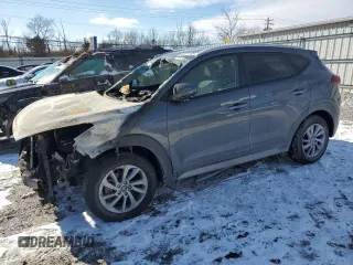 2018 Hyundai Tucson SEL with VIN KM8J33A48JU620700, listed as a Copart auction lot 46271185 with 0 mi miles and Salvage Title. Bid and sale history available at carsss.com. Image 1.