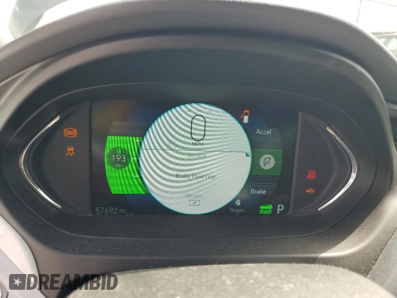 2019 Chevrolet Bolt EV LT with VIN 1G1FY6S04K4120164, listed as a Copart auction lot 59512895 with 57,692 mi miles and Salvage title. Bid and sale history available at DreamBid. Image 9.