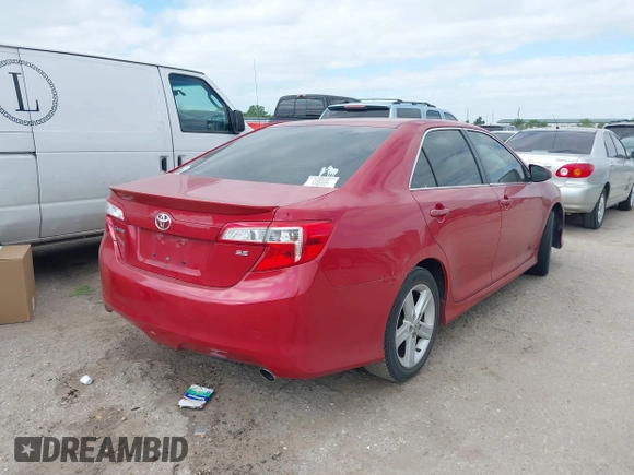 2014 Toyota Camry L with VIN 4T1BF1FK7EU800358, listed as a IAAI auction lot 42022943 with 1 mi miles. Bid and sale history available at carsss.com. Image 4.