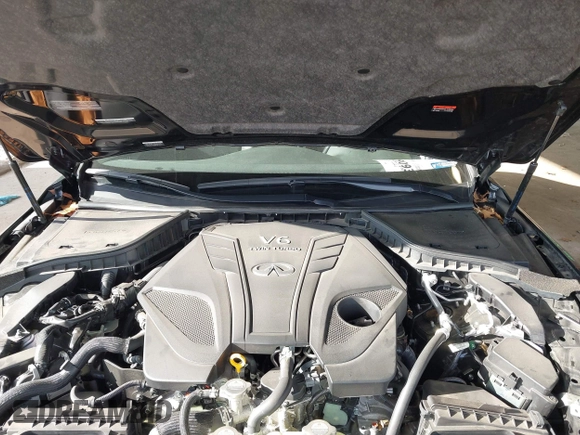 2023 Infiniti Q50 Luxe with VIN JN1EV7BR0PM542376, listed as a IAAI auction lot 41215300 with 25,792 mi miles and . Bid and sale history available at DreamBid. Image 10.