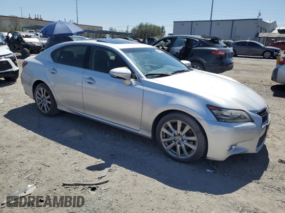 2013 Lexus GS 350 with VIN JTHBE1BL9D5028359, listed as a Copart auction lot 58947225 with 125,640 mi miles and Salvage title. Bid and sale history available at DreamBid. Image 4.