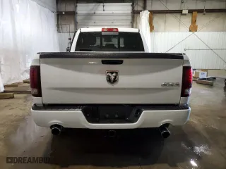 2013 Ram 1500 Sport with VIN 1C6RR7HT6DS713605, listed as a Copart auction lot 57573934 with 164,038 mi miles and Salvage Title. Bid and sale history available at carsss.com. Image 6.