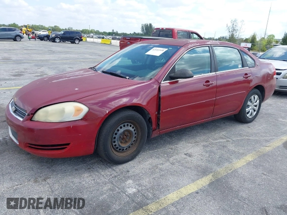 2007 Chevrolet Impala LS with VIN 2G1WB58K279348737, listed as a IAAI auction lot 42101918 with 204,656 mi miles and . Bid and sale history available at DreamBid. Image 2.