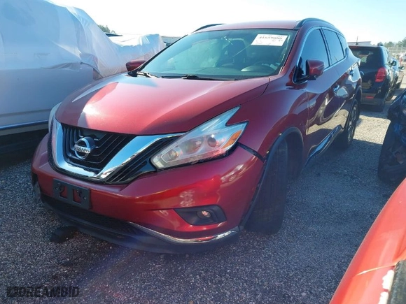 2017 Nissan Murano S with VIN 5N1AZ2MGXHN111551, listed as a IAAI auction lot 41659088 with 140,350 mi miles. Bid and sale history available at carsss.com. Image 2.