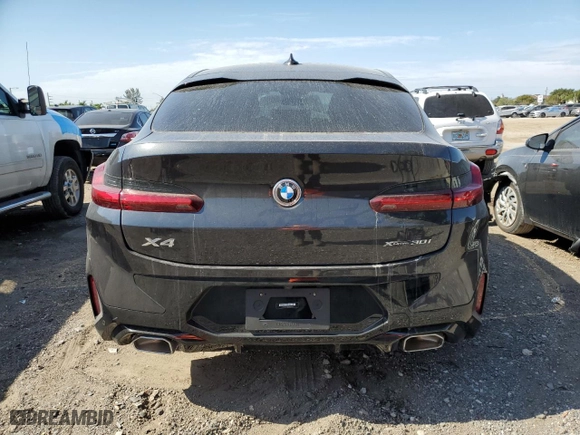 2023 BMW X4 xDrive30i with VIN 5UX33DT03P9P56353, listed as a Copart auction lot 38783133 with 2,903 mi miles. Bid and sale history available at carsss.com. Image 6.