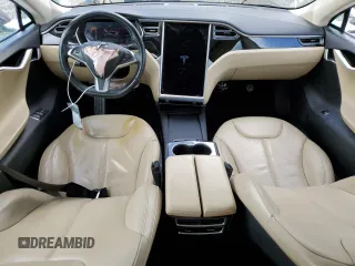 2015 Tesla Model S 85D with VIN 5YJSA1H26FF096714, listed as a Copart auction lot 51710505 with 83,119 mi miles and Salvage Title. Bid and sale history available at carsss.com. Image 8.