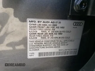2020 Audi Q7 Premium Plus z VIN WA1LJAF74LD013460, wystawiony jako Copart lot #61324843 z przebiegiem 13 607 mil mil oraz . Historia ofert i sprzedaży dostępna na DreamBid. Obrazek 13.