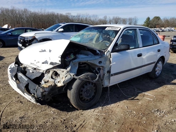 2001 Chevrolet Prizm with VIN 1Y1SK52881Z433402, listed as a Copart auction lot 81266503 with 86,324 mi miles and Clean Title. Bid and sale history available at carsss.com. Image 1.