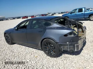 2021 Tesla Model S Plaid с VIN 5YJSA1E64MF451576, выставлен на аукционе Copart как лот 45425625 с пробегом 40 563 миль миль и Списание • Salvage title. История ставок и продаж доступна на DreamBid. Изображение 2.