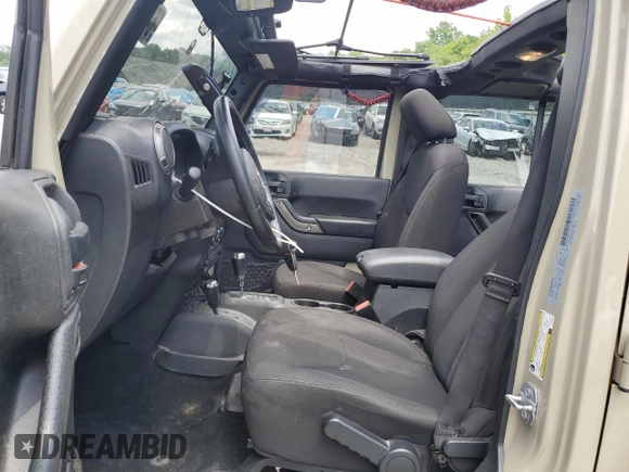 2017 Jeep Wrangler Unlimited Sport with VIN 1C4BJWDG3HL570469, listed as a Copart auction lot 60598025 with 83,261 mi miles and Salvage title. Bid and sale history available at DreamBid. Image 7.