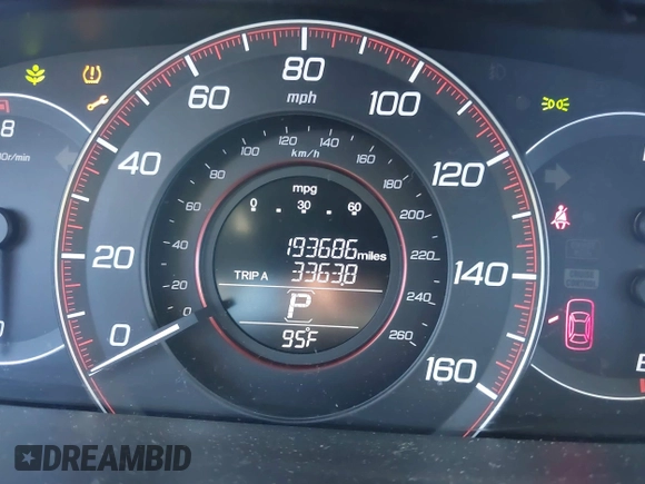 2014 Honda Accord Sport with VIN 1HGCR2F5XEA299260, listed as a IAAI auction lot 41681148 with 193,686 mi miles and . Bid and sale history available at carsss.com. Image 15.