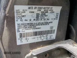 2006 Ford Super Duty F-250 XL with VIN 1FTSW20P96EA80801, listed as a Copart auction lot 72773784 with 166,985 mi miles and Salvage Title. Bid and sale history available at carsss.com. Image 12.