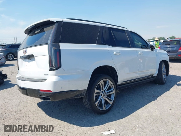 2025 Cadillac Escalade z VIN 1GYS9GRL7SR168408, wystawiony jako IAAI lot #41855623 z przebiegiem 1 744 mil mil oraz . Historia ofert i sprzedaży dostępna na DreamBid. Obrazek 4.