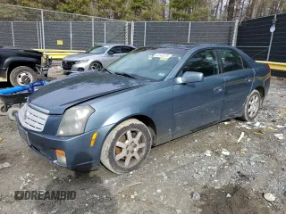 2006 Cadillac CTS with VIN 1G6DM57T660161676, listed as a Copart auction lot 43143275 with 145,814 mi miles and Salvage Title. Bid and sale history available at carsss.com. Image 1.