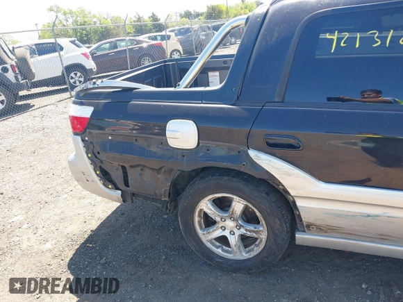 2003 Subaru Baja with VIN 4S4BT61C537107015, listed as a IAAI auction lot 42131226 with 275,150 mi miles and . Bid and sale history available at DreamBid. Image 6.