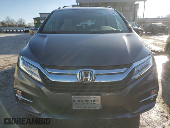 2020 Honda Odyssey Elite with VIN 5FNRL6H96LB059970, listed as a Copart auction lot 89288395 with 56,971 mi miles and Salvage Title. Bid and sale history available at DreamBid. Image 5.
