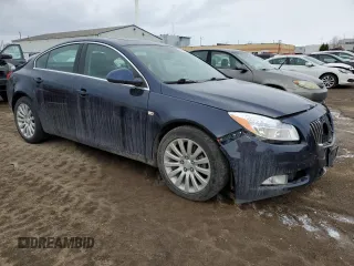 2011 Buick Regal CXL RL2 with VIN 2G4GP5EC1B9174738, listed as a Copart auction lot 45486125 with 51,169 mi miles and Salvage title. Bid and sale history available at DreamBid. Image 4.