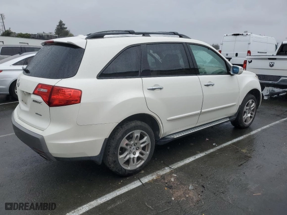 2009 Acura MDX Tech/Entertainment Pkg with VIN 2HNYD284X9H520333, listed as a Copart auction lot 44247495 with 241,800 mi miles and Clean Title. Bid and sale history available at carsss.com. Image 3.