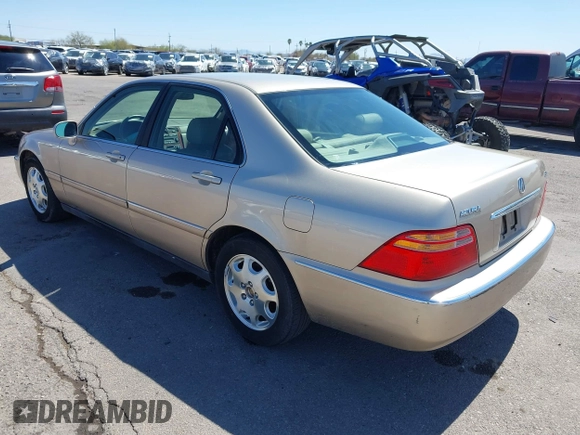 2000 Acura RL with VIN JH4KA9656YC001269, listed as a IAAI auction lot 41831469 with 158,504 mi miles. Bid and sale history available at carsss.com. Image 3.