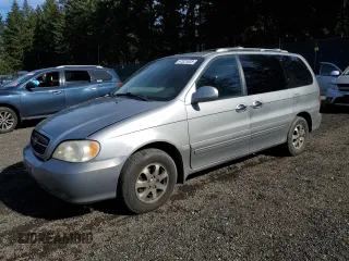 2004 Kia Sedona LX with VIN KNDUP131646582289, listed as a Copart auction lot 47321625 with 207,453 mi miles and Salvage Title. Bid and sale history available at carsss.com. Image 1.