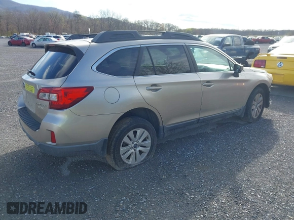 2015 Subaru Outback Premium with VIN 4S4BSAECXF3221961, listed as a IAAI auction lot 41910571 with 222,670 mi miles and . Bid and sale history available at DreamBid. Image 4.