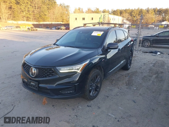 2021 Acura RDX w/A-Spec Package with VIN 5J8TC2H64ML004096, listed as a IAAI auction lot 41088400 with 46,443 mi miles. Bid and sale history available at carsss.com. Image 17.