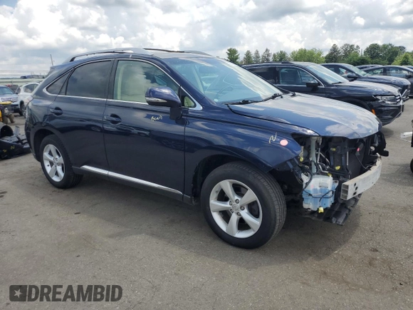 2015 Lexus RX 350 with VIN 2T2BK1BA0FC294296, listed as a Copart auction lot 63782675 with 104,037 mi miles and Salvage title. Bid and sale history available at DreamBid. Image 4.